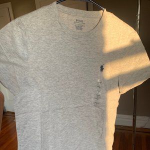 Polo Ralph Lauren S Slim Fit Heather Grey Shirt Sz S (NEW)